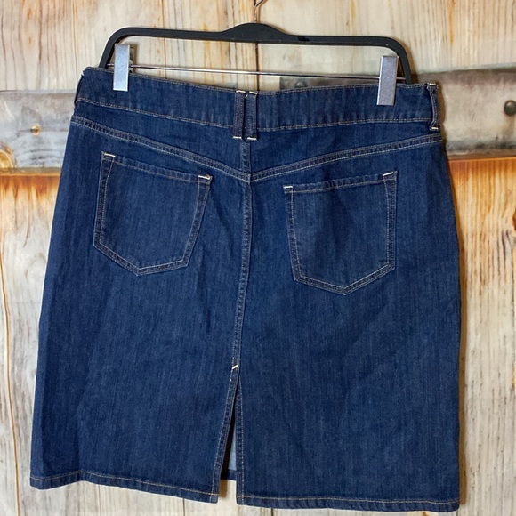 Old Navy Denim Midi Skirt - Blue - Picture 4 of 5